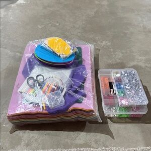 Colorful Craft Supplies Set